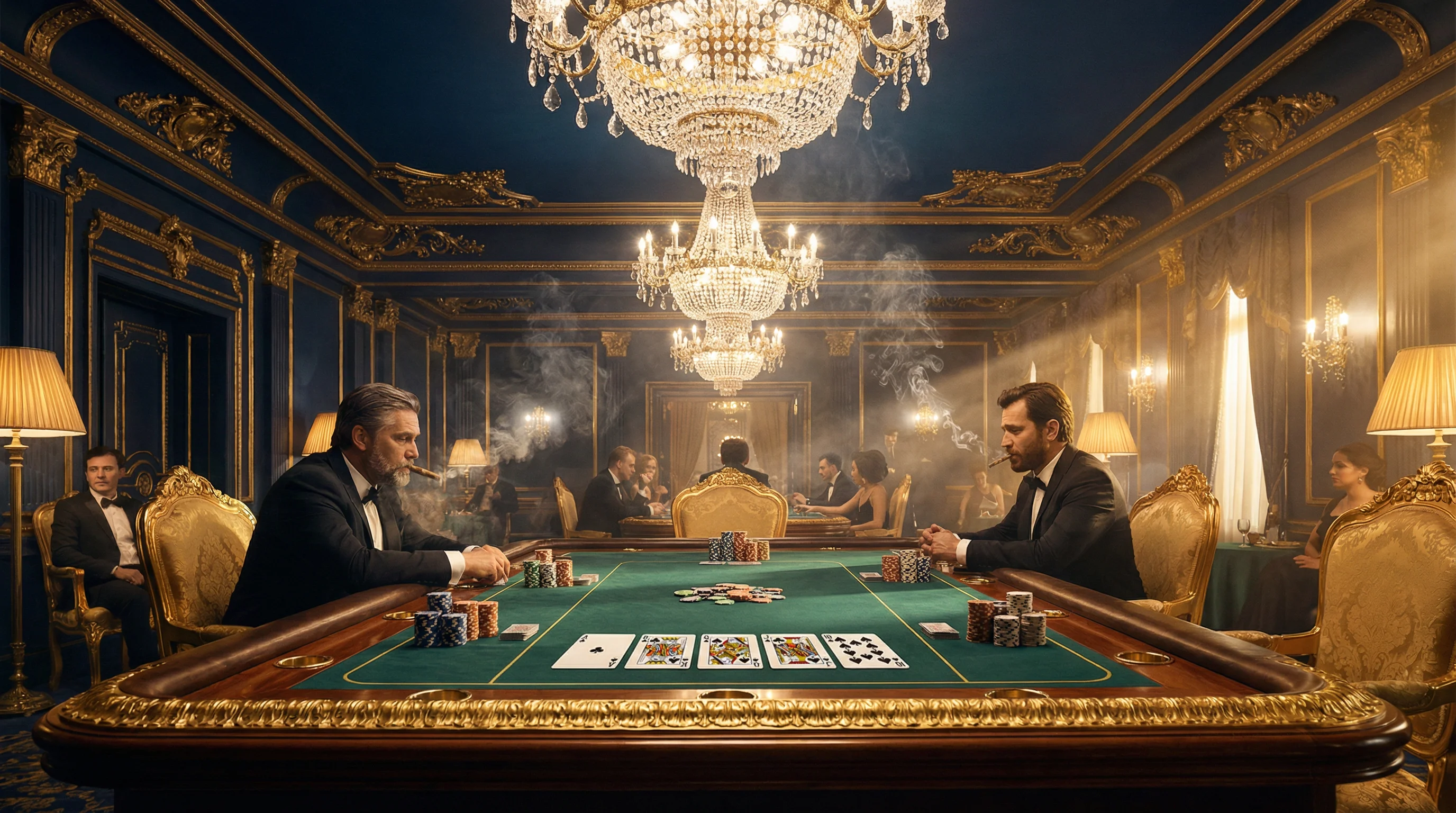 德州扑克场景展示，尽享 真人棋牌 的奢华体验